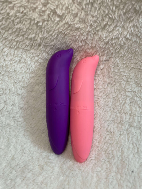 VIBRADOR GOLFINHO AVELUDADO ROSA